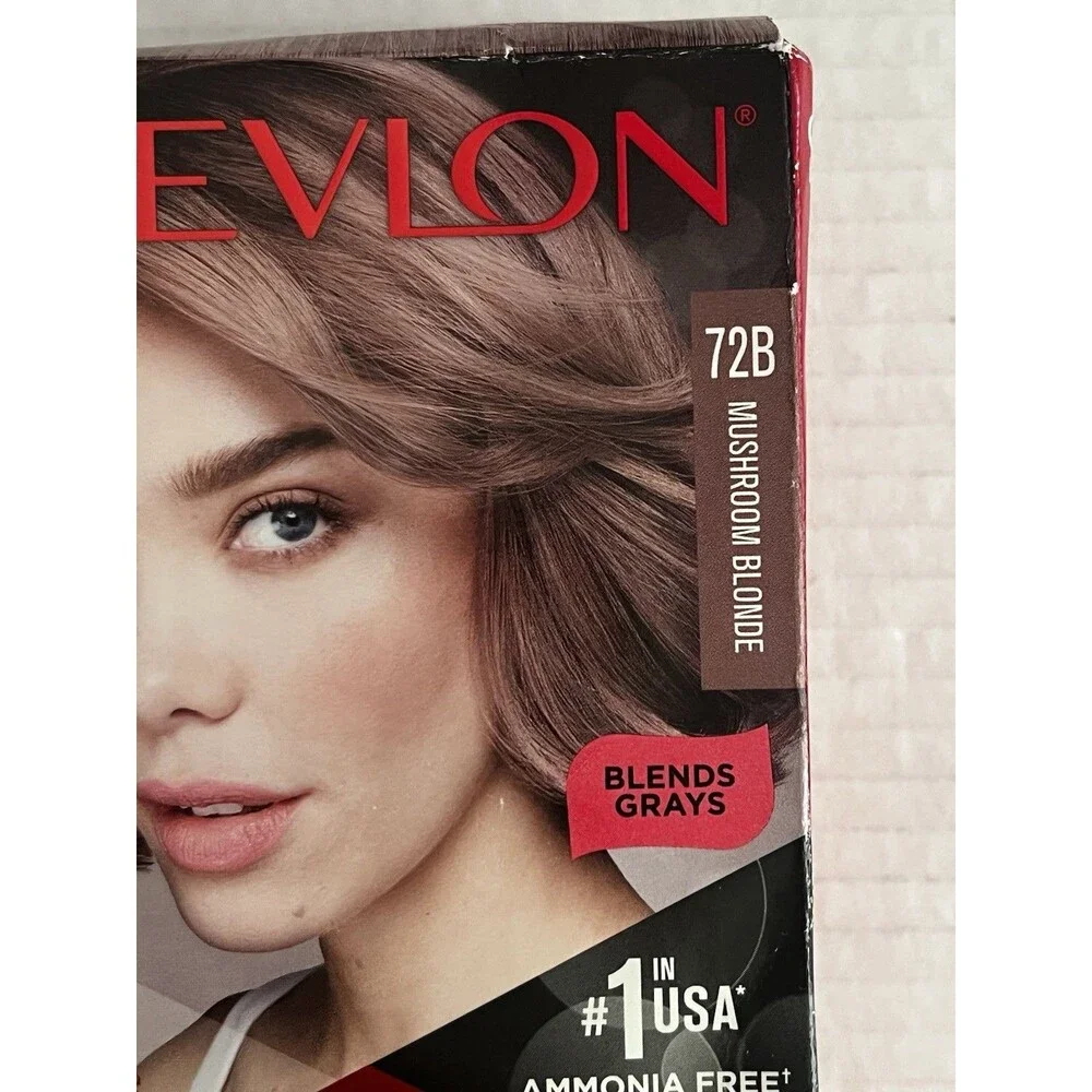 Revlon ColorSilk Beautiful Permanent Hair Color (72B Mushroom Blonde) New In Box
